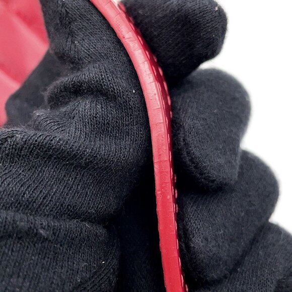 CHANEL Red Leather Shoulder Bag - Picture 11 of 13